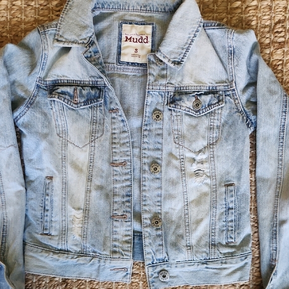 Mudd Blue Jean Jacket Timeless Denim Essential - Picture 3 of 8